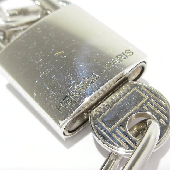 Auth HERMES Alpha Kelly - Silver 1******** Necklace - Picture 7 of 7